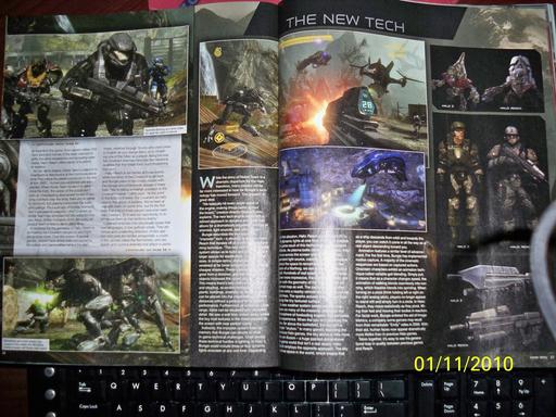 Новости - Game Informer (February 2010) - Halo Reach (фото журнала)